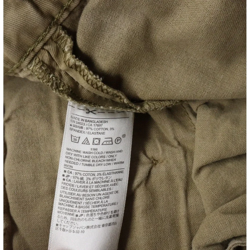 Banana Republic Pants Mens 34x34 Athletic Fit‎ Chino Casual Stretch Tan Khaki